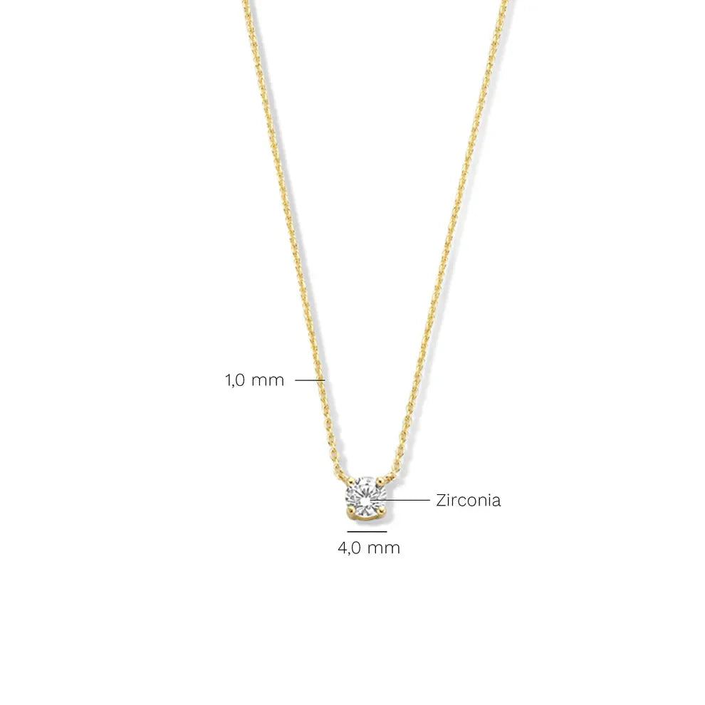 Cléa Moissanite Kivi Kaulakoru | Kulta