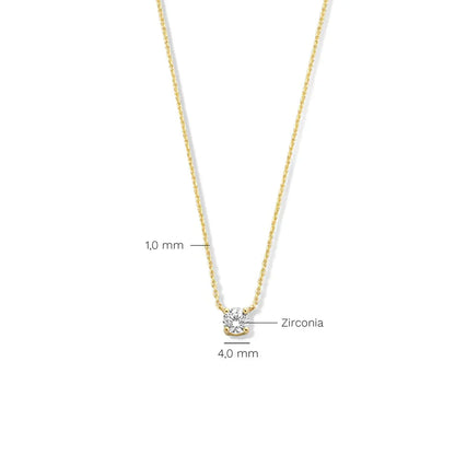 Cléa Moissanite Kivi Kaulakoru | Kulta