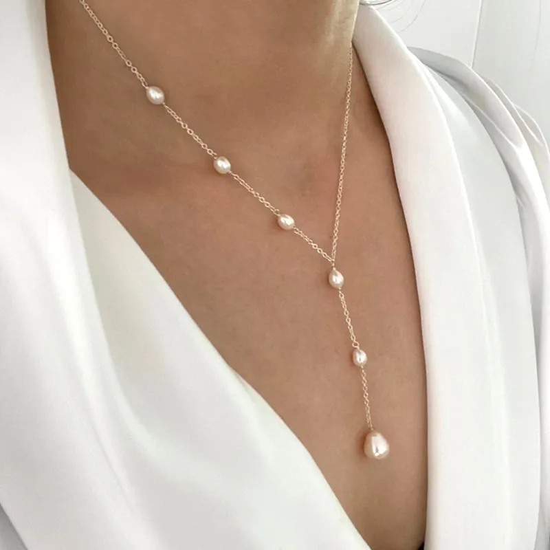 Cascading Helmi Lariat Kaulakoru
