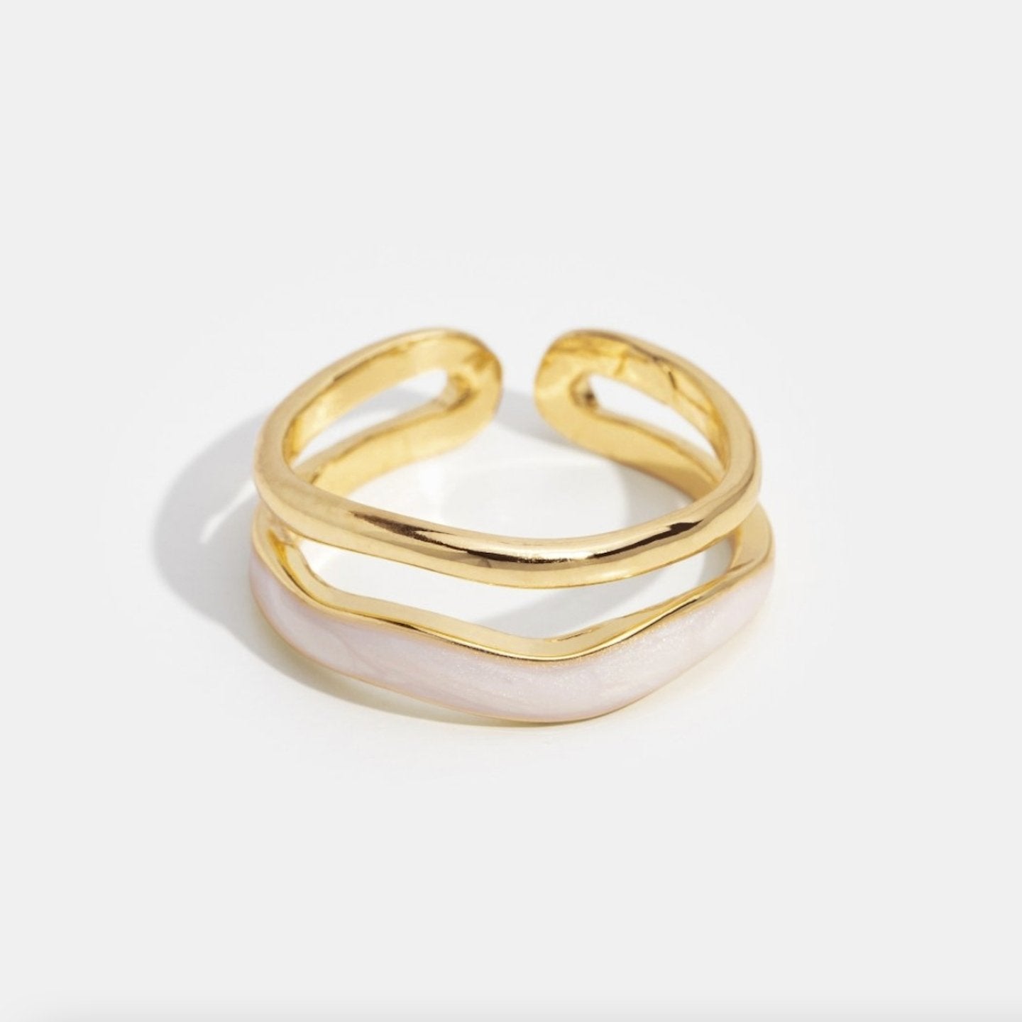 Kulta Sculptural Wrap Sormus