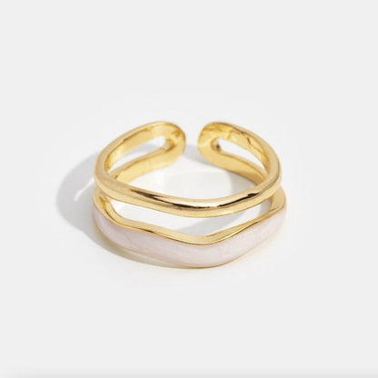 Kulta Sculptural Wrap Sormus