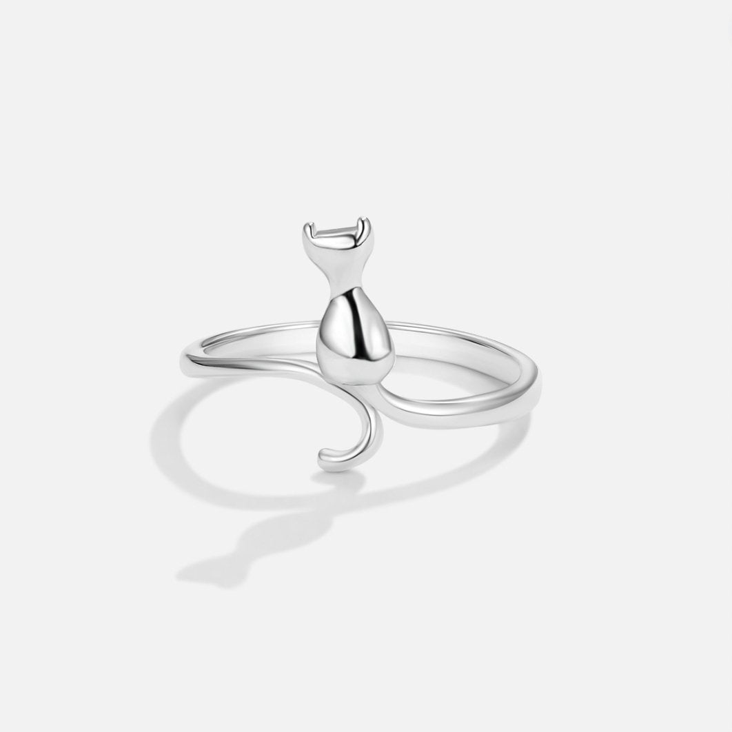 Hopea Cat Motif Sormus
