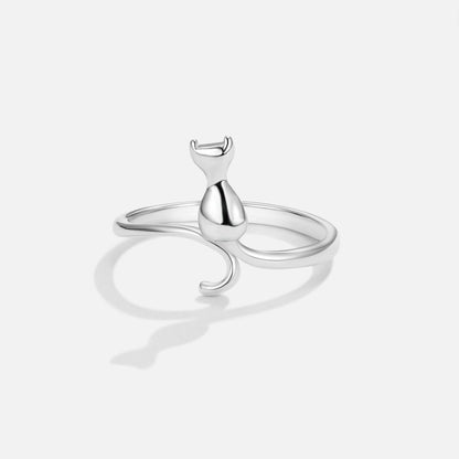 Hopea Cat Motif Sormus