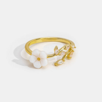 Kulta Floral and Leaf Open Sormus