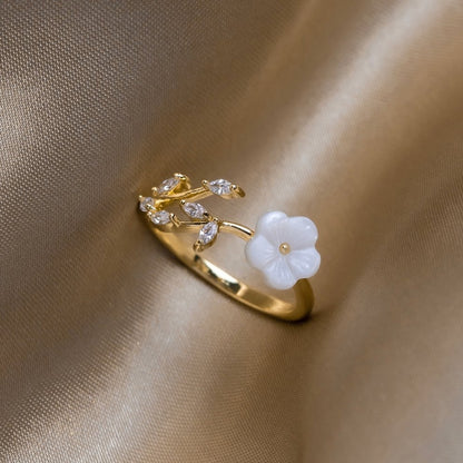 Kulta Floral and Leaf Open Sormus